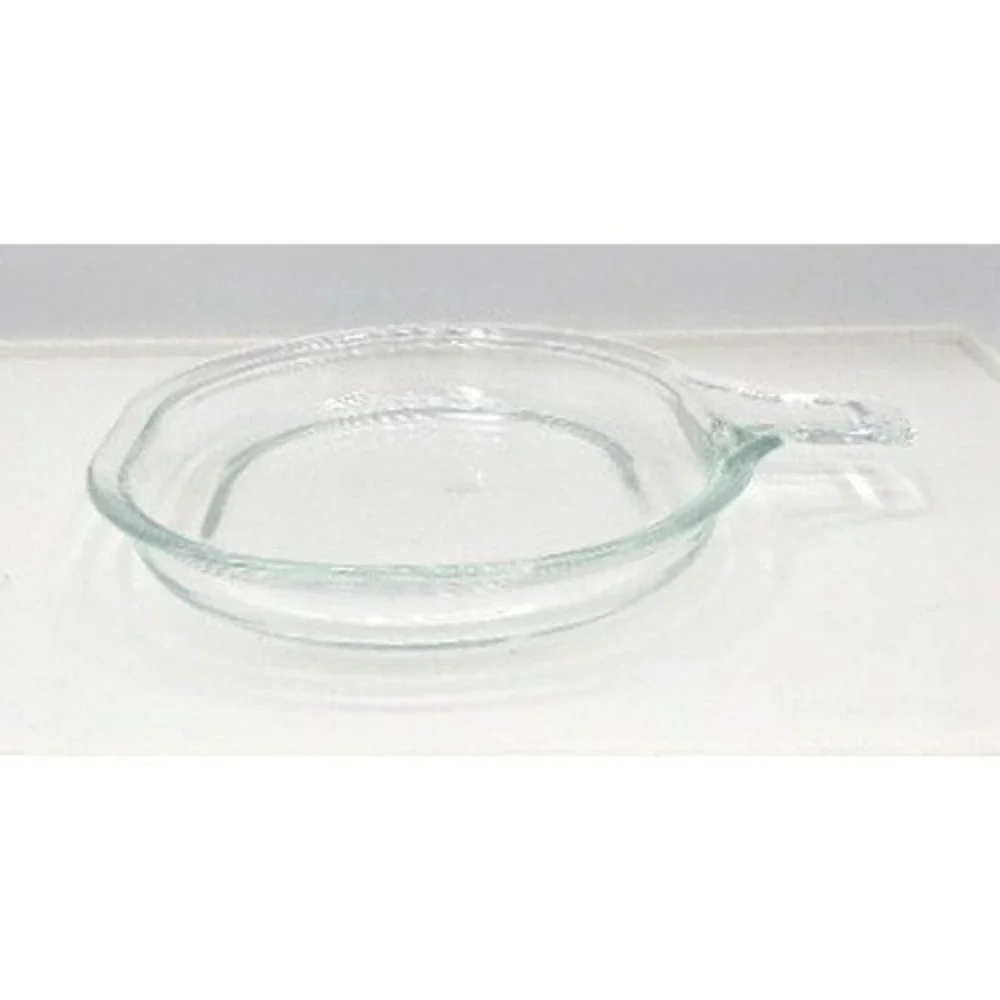 Vintage Pyrex‎ 600-B Clear Glass Grab-It Single Serve Dish Plate Lid 15x20cm